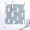 Seagulls Ocean Kids Summer Blue Orange Gray Birds Water Custom Printed Fabric by Spoonflower Various Fabrics by the Yard or Fat Quarter
